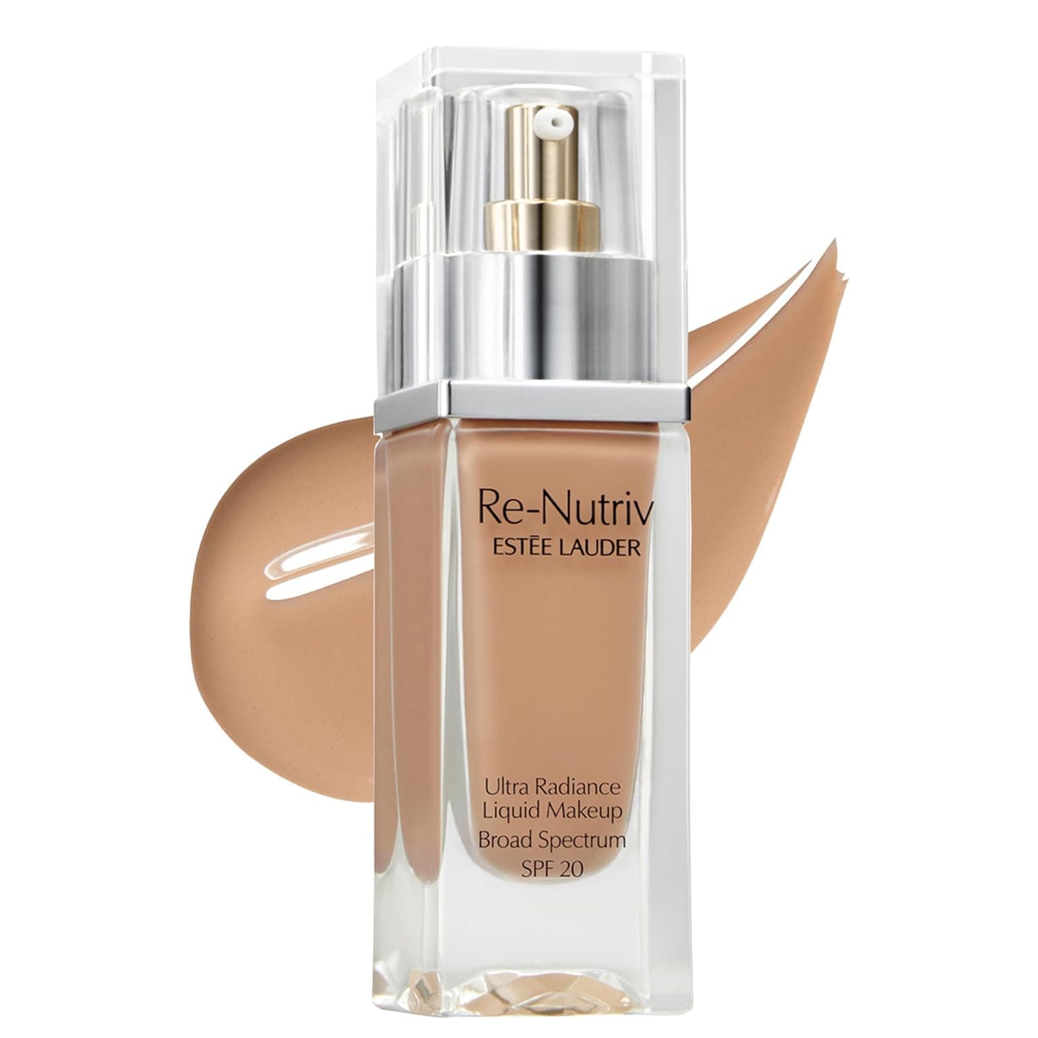 Estée Lauder Re-Nutriv Ultra Radiance Liquid Foundation SPF 20 | Luxurious, Hydrating, Long-Wearing, 1 Fl Oz