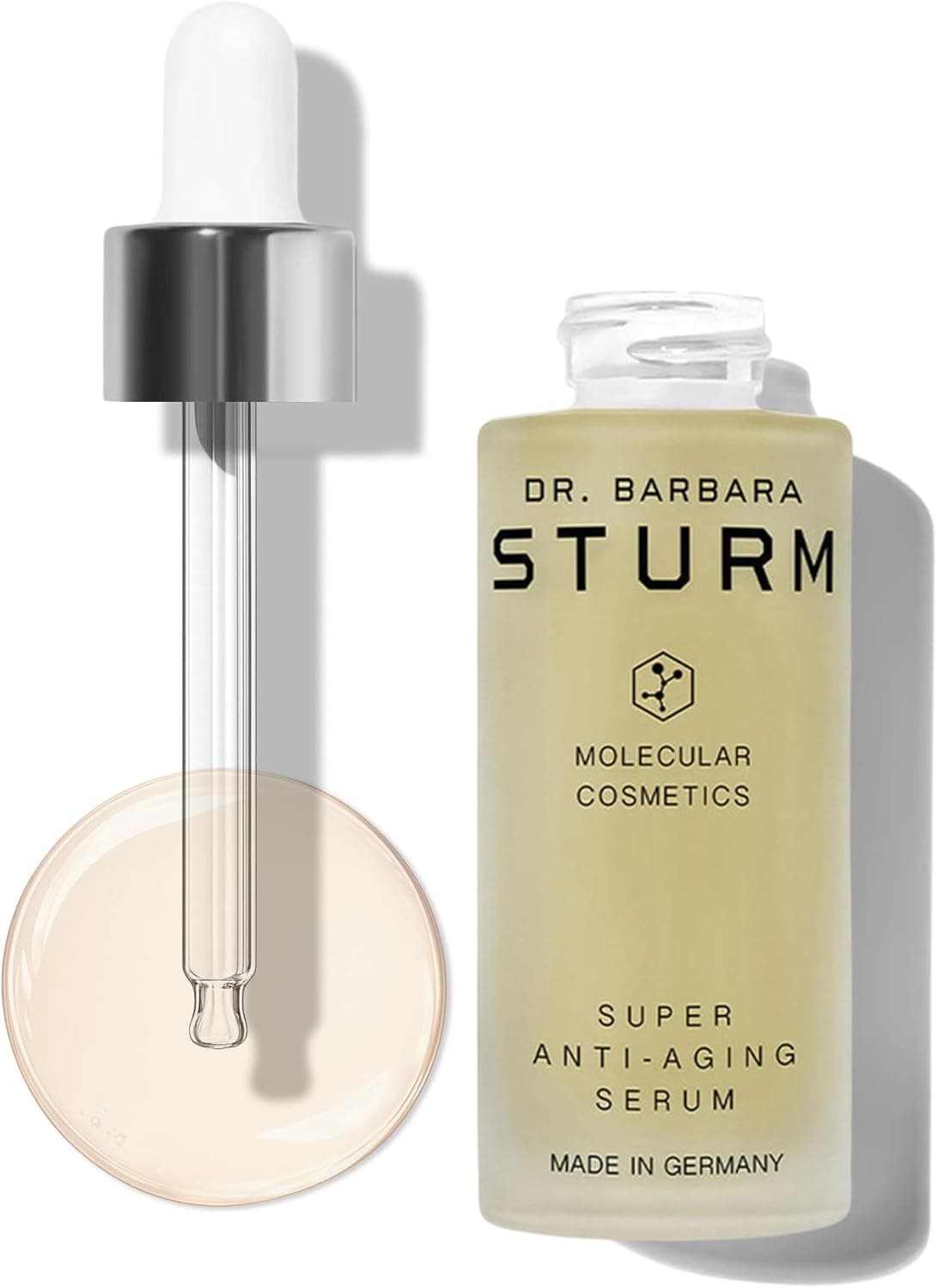 Dr. Barbara Sturm Super Anti Aging Serum 1.01 Fl Oz, Hyaluronic Acid Serum for Face, Smooths Fine Lines and Wrinkles, Luxury Skincare By Dr. Barbara Sturm